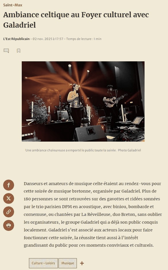 Article E.R. du 02-11-2025